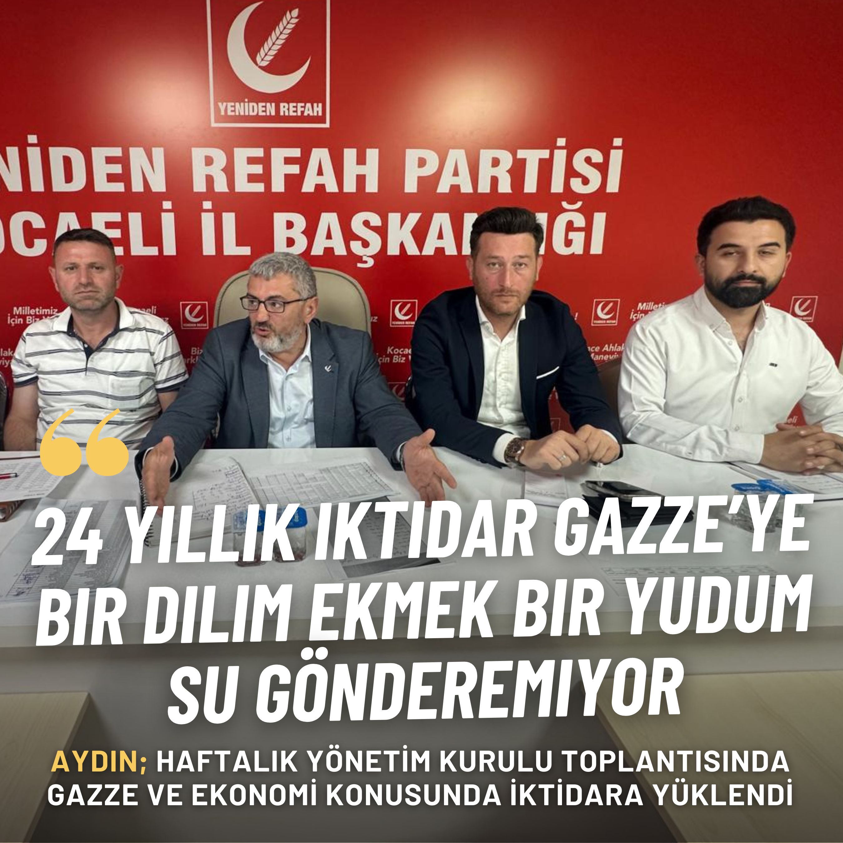 Aydın; iktidara yüklendi