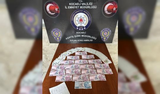 Kartepe’de Kumar Operasyonu: 5 Kişiye Para Cezası