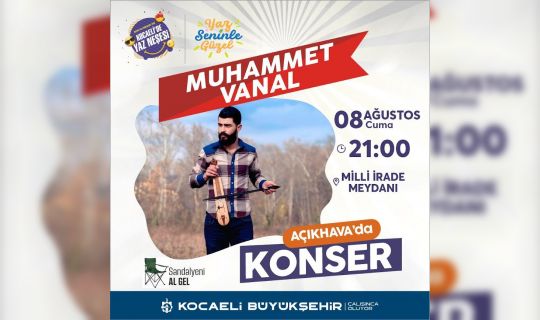 Yazın Ritmi, Kocaelide Yükseliyor