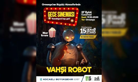 Ormanya’da Yıldızlar Altında Sinema Keyfi: Kitap Fuarı’na Doğadan Davet