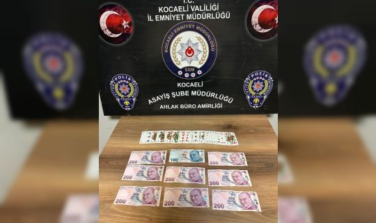 İzmit’te Dernek Binasında Kumar Operasyonu