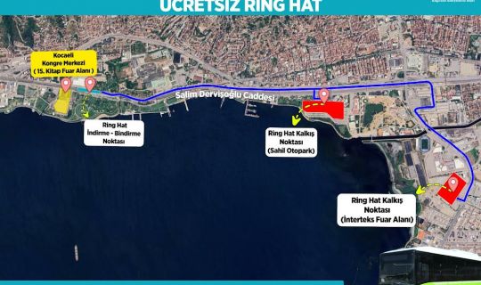 Kocaeli Kitap Fuarı’na Ulaşımda Konforlu Dönem Başlıyor