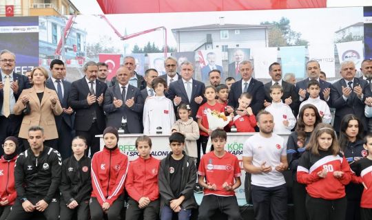 Körfez Kapalı Spor Salonu’nun Temeli Atıldı