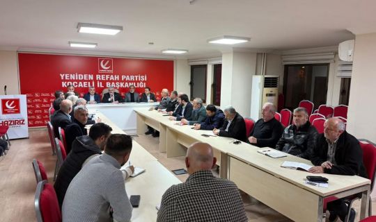 Yeniden Refah Partisi Kocaeli İl Başkanı Aydın; “Sürecin Takipçisi Olacağız” Mesajı