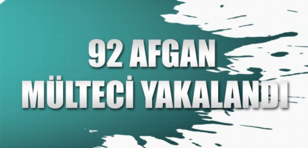  92 Afgan mülteci Gölcük'te yakalandı