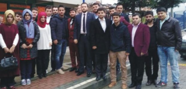 Ak Gençler Başkanları ile birlikte sahada