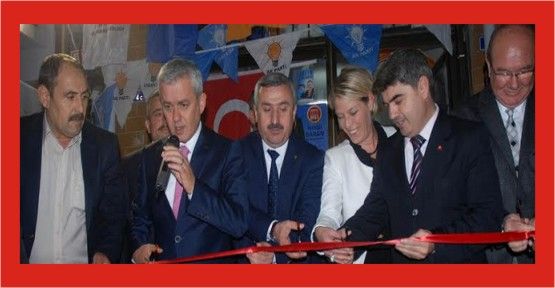 Ak Parti Atalar Seçim İrtibat Bürosu Törenle Açıldı