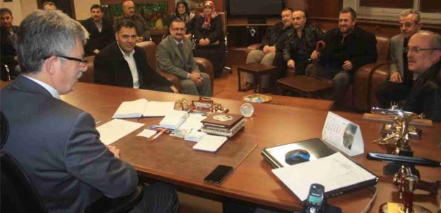 AK Parti Piyalepaşa Mahallesi Yeni Yönetiminden  Başkan Ellibeş’e tanışma ziyareti