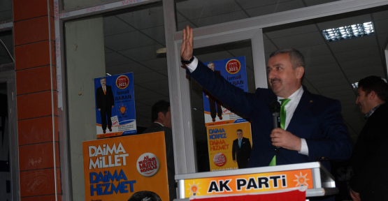 Ak partı Yavuz Sultan Selım seçım irtıbat bürosu açıldı