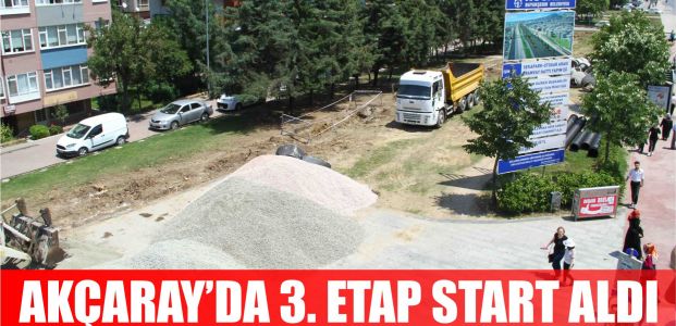 Akçaray'da 3. etap start aldı