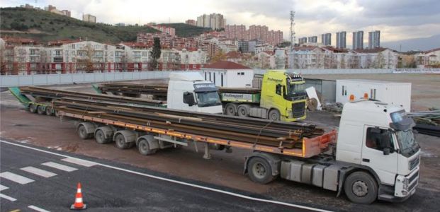 Akçaray’ın rayları Polonya’dan geldi