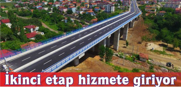 Alternatif yolun ikinci etabı hizmete giriyor