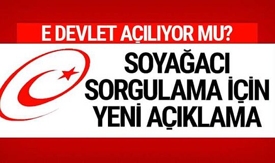 E-Devlet soy ağacı sorgulaması nasıl yapılıyor