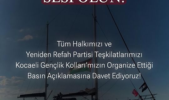 Refah gençliğinden Sumud daveti