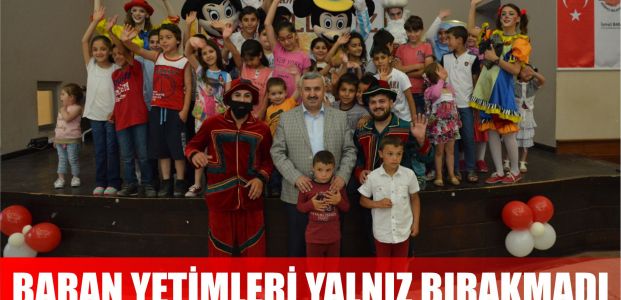 Baran yetimleri yalnız bırakmadı