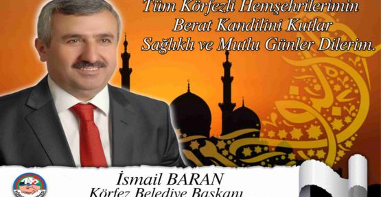 Baran'dan Berat Kandili mesajı