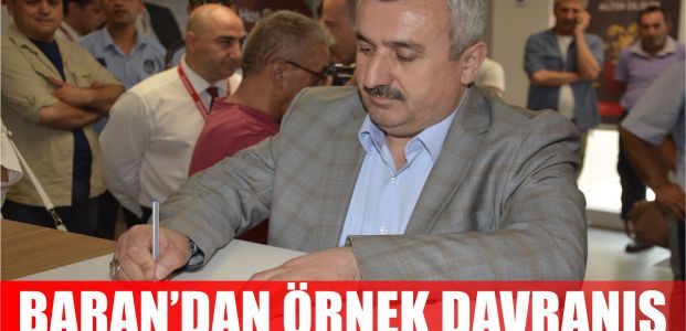 Baran'dan örnek davranış 