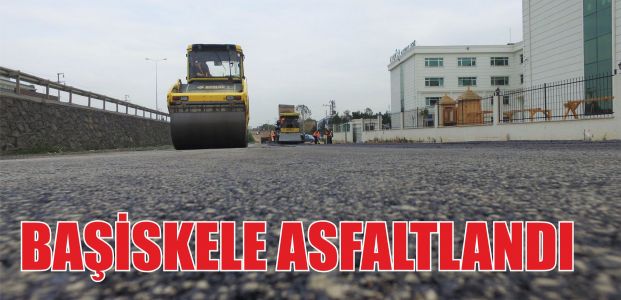 Başiskele asfaltlandı