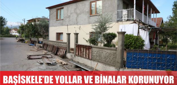 Başiskele'de yollar ve binalar korunuyor