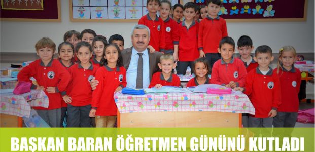 Başkan Baran Öğretmenler gününü kutladı