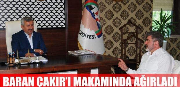  Başkan Baran, Sami Çakır’ı Makamında Ağırladı