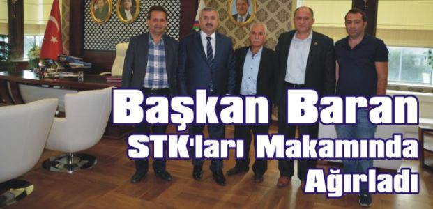  Başkan Baran STK’ları Makamında Ağırladı