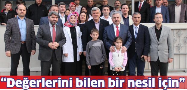 Başkan ‘’Değerlerini bilen bir nesil yetiştirmeliyiz’’