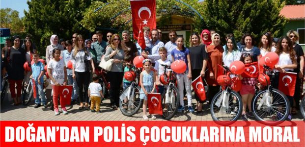 Başkan Doğan, polis çocuklarını mutlu etti