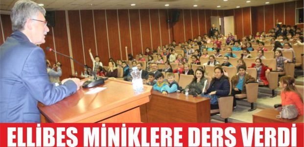 Başkan Ellibeş çocuklara ders verdi