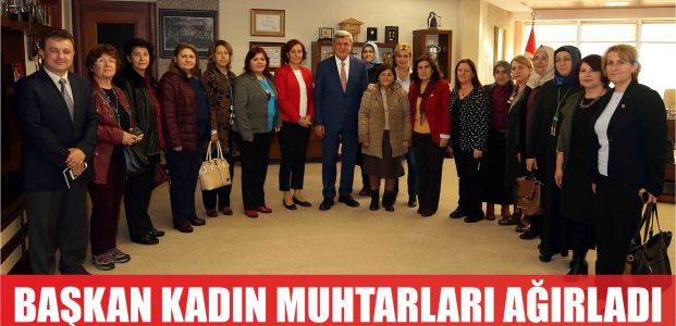 Başkan, kadın muhtarları ağırladı