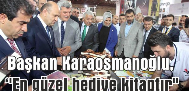 Başkan Karaosmanoğlu, ‘’En güzel hediye kitaptır’’