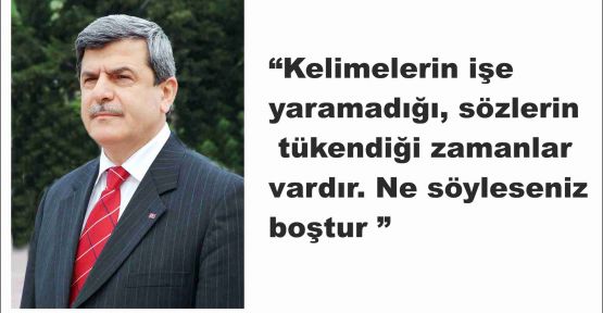 Başkan Karaosmanoğlu “Yüreğimiz yanıyor”