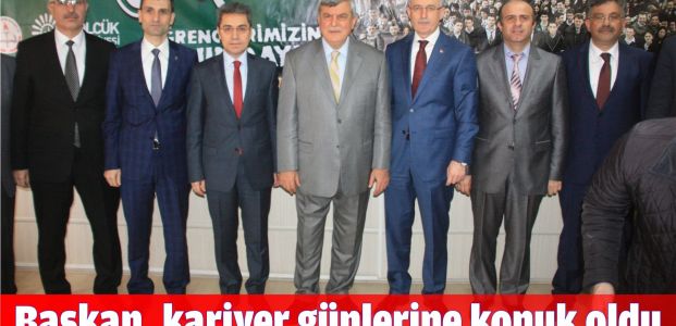 Başkan, kariyer günlerine konuk oldu