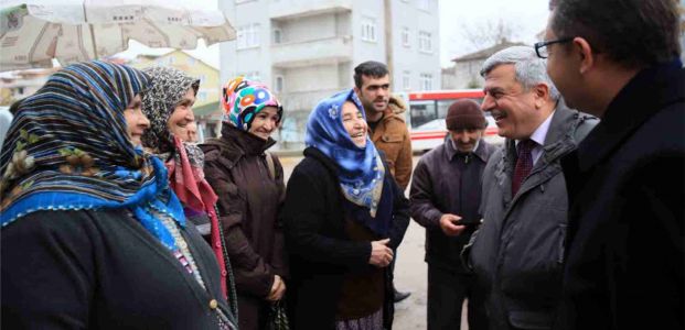 Başkan ‘’köylümüz güldükçe biz mutlu oluyoruz’’