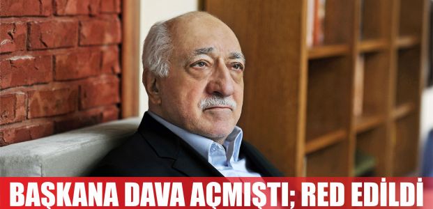 Başkan'a açtığı dava red edildi