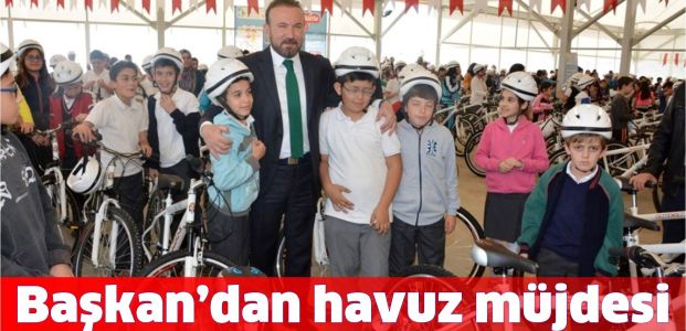 Başkan'dan havuz müjdesi