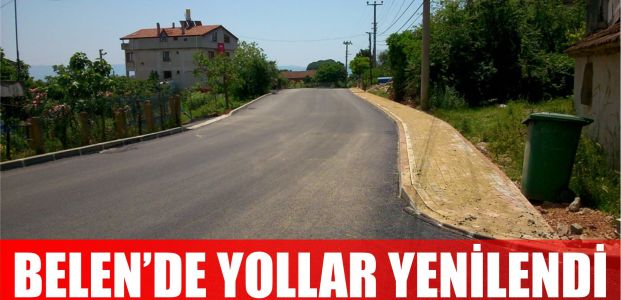 Belende grup yolu yenilendi