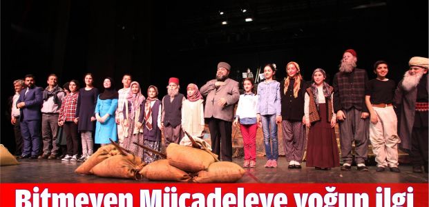 ''Bitmeyen Mücadele Çanakkale'' ye yoğun ilgi