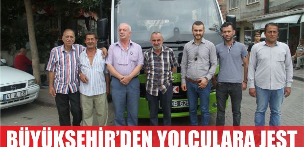  Büyükşehir’den yolculara Jest