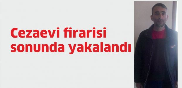 Cezaevi firarisi yakalandı