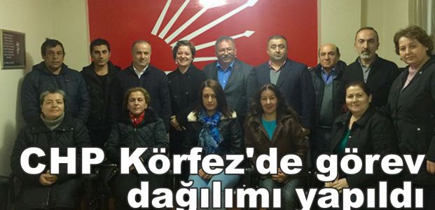  CHP Körfez’de görev dağılımı yapıldı