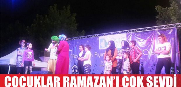  ÇOCUKLAR, RAMAZAN ETKİNLİKLERİNİ ÇOK SEVDİ