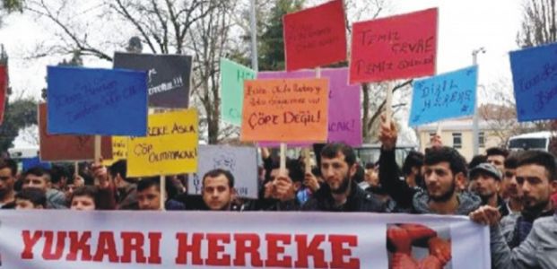 Çöp depolama alanına Hereke'lililerden protesto