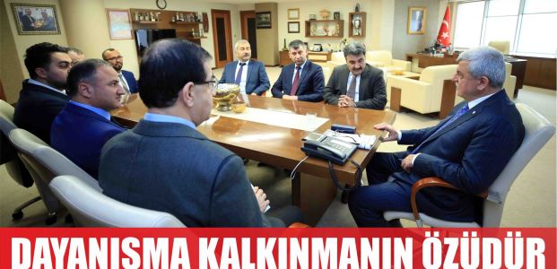  ‘’Dayanışmamız, kalkınmamızın özüdür’’