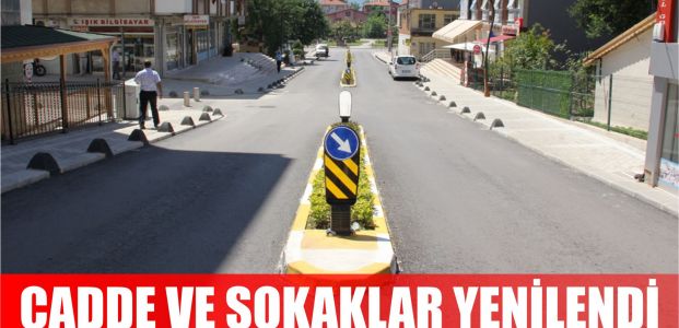 Derince'de cadde ve sokaklar yenileniyor