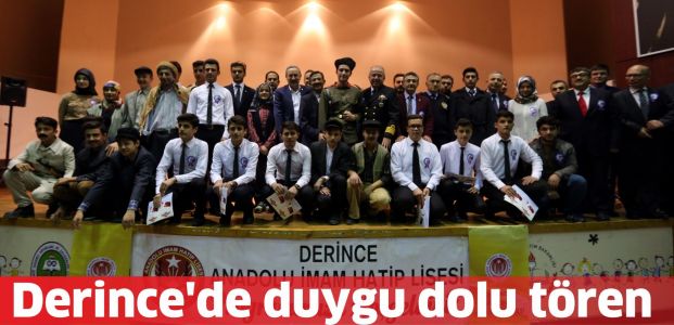 Derince’de duygu dolu tören