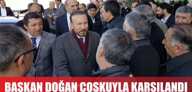 Doğan, Van'da coşkuyla karşılandı