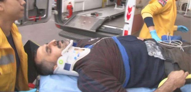  Elektrik akımına kapılarak yaralandı