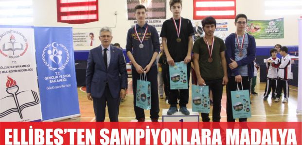 Ellibeş'ten şampiyonlara madalya