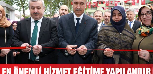  En önemli hizmet eğitime yapılandır